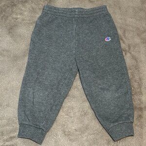 Champion Kids Gray Fleece Sweatpants, Size - 3T